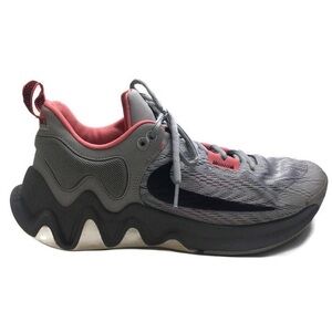 Nike Giannis Immortality 2 Lace-Up Mesh Cobblestone Magic Ember Sneakers Size 9